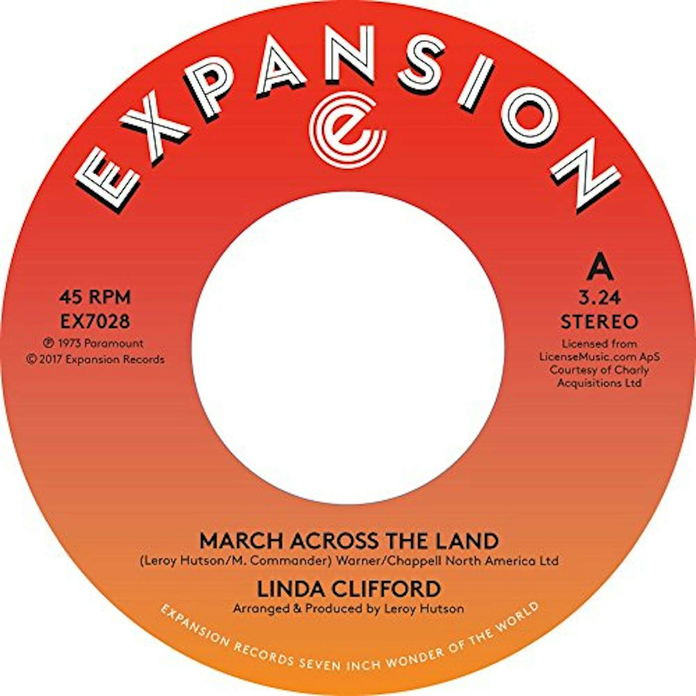 Linda Clifford MARCH ACROSS THE LAND / ONLY FOOLING MYSELF Vinyl Record