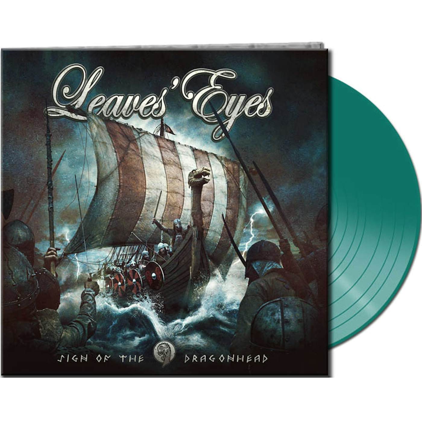 Leaves' Eyes SIGN OF THE DRAGONHEAD (GREEN VINYL) Vinyl Record