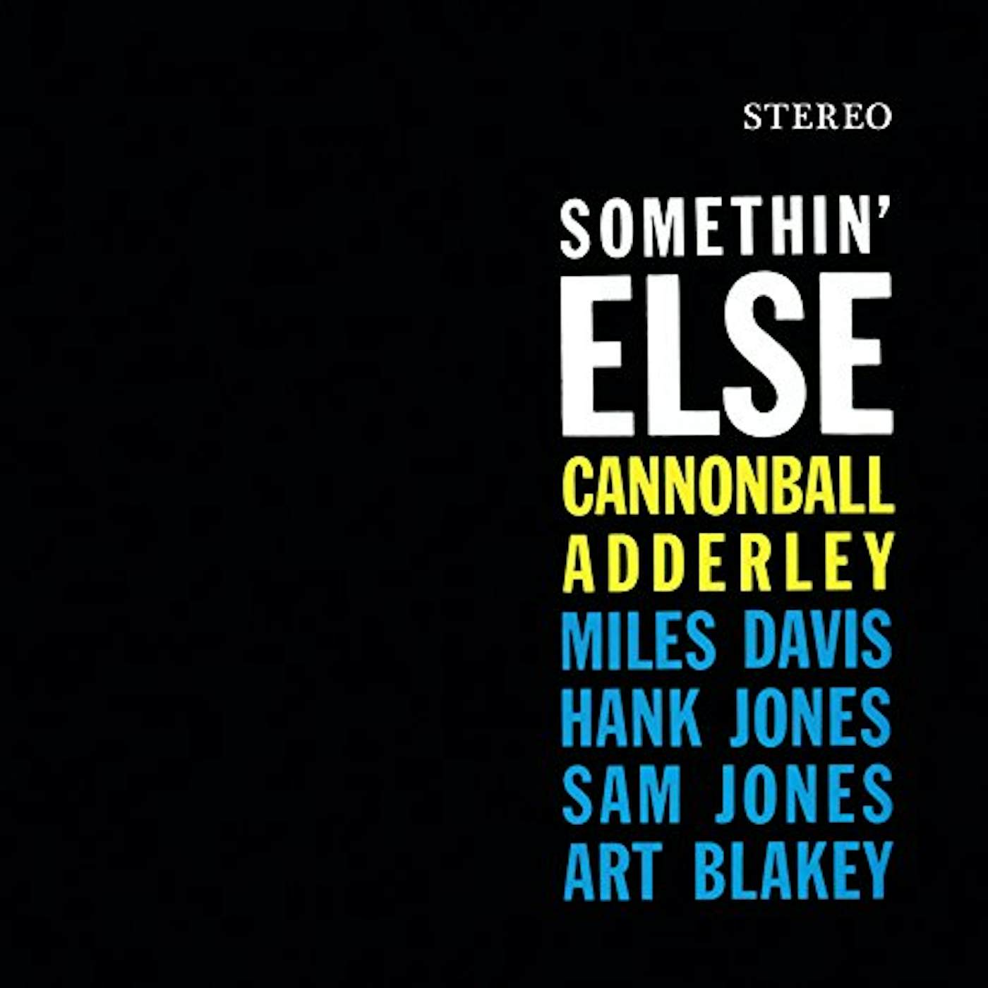 Cannonball Adderley Somethin Else (Bonus Track) Colored Vinyl Record - Limited Edition, 180 Gram Pressing