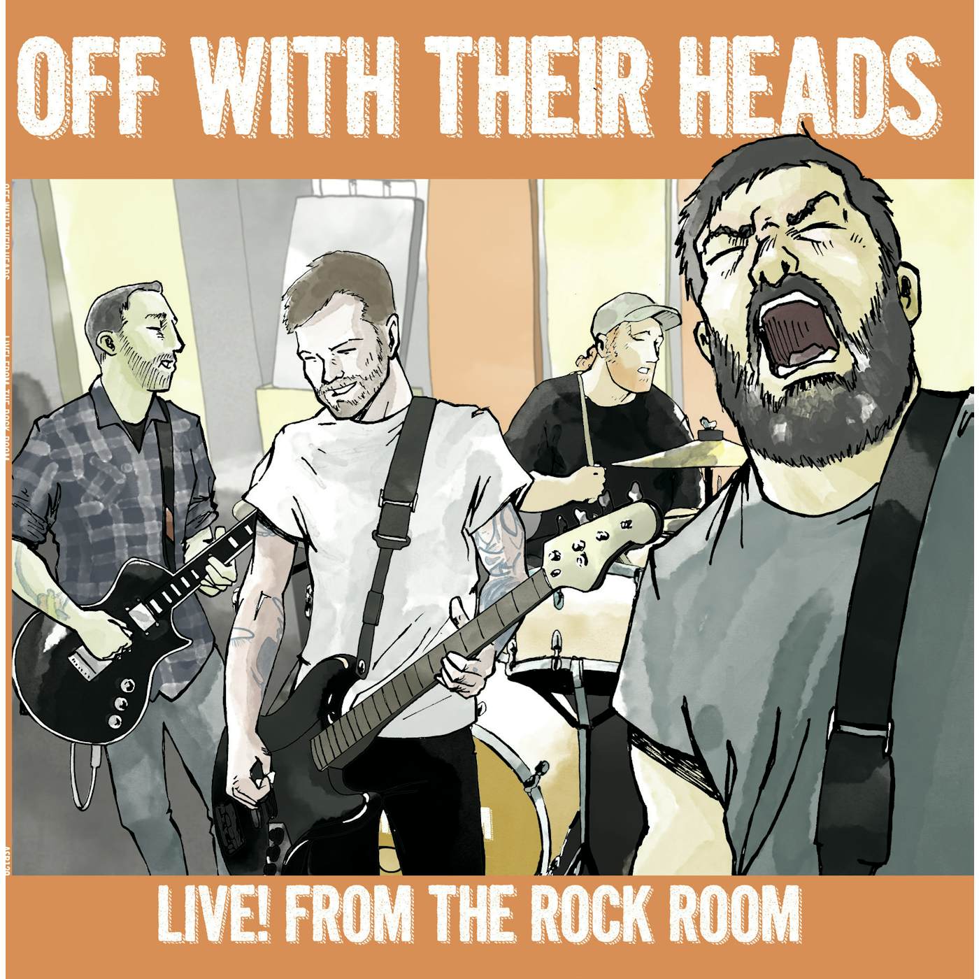 Off With Their Heads LIVE! FROM THE ROCK ROOM Vinyl Record