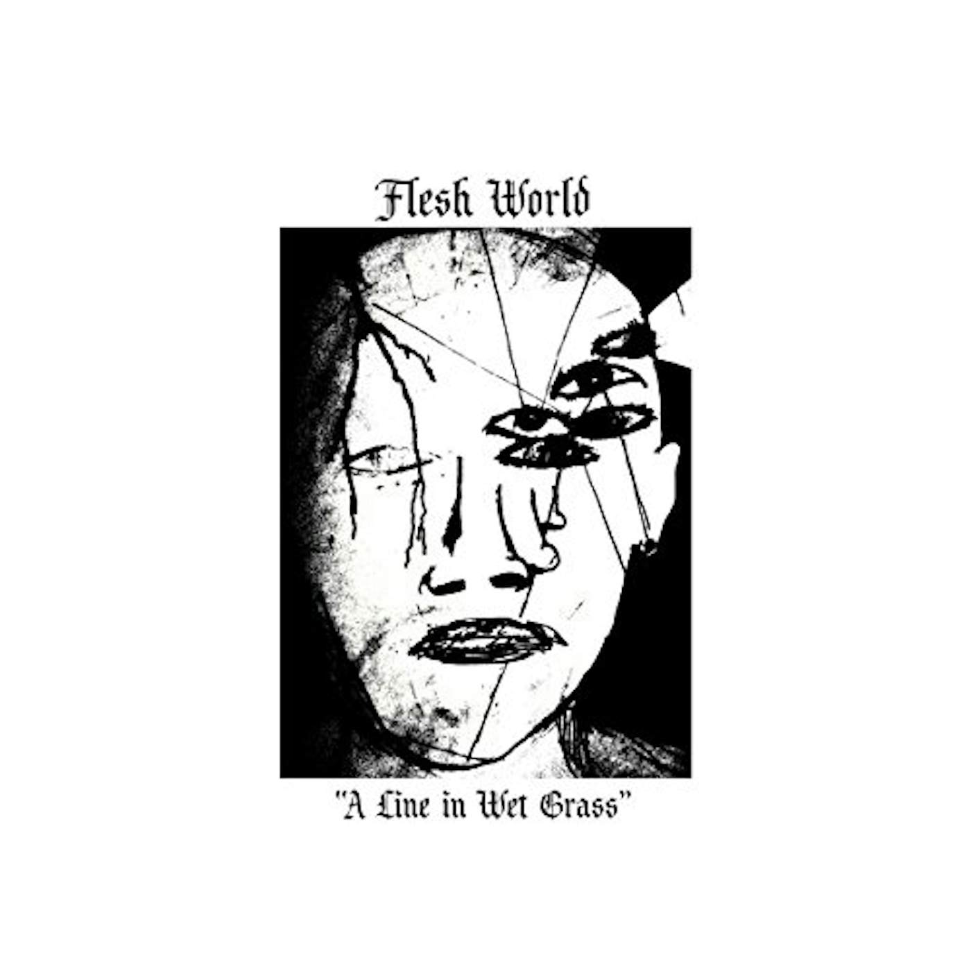 Flesh World LINE IN WET GRASS Vinyl Record