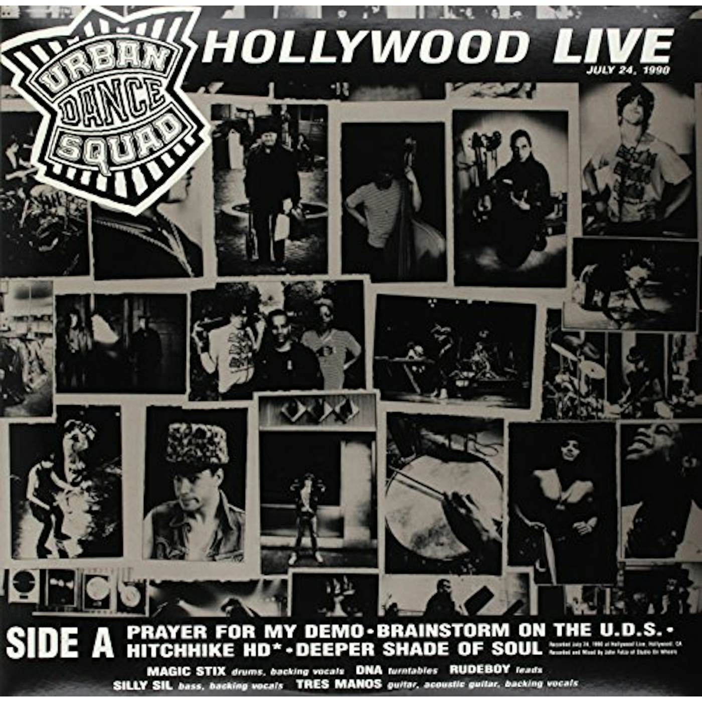 Urban Dance Squad HOLLYWOOD LIVE / PINK POP LIVE Vinyl Record
