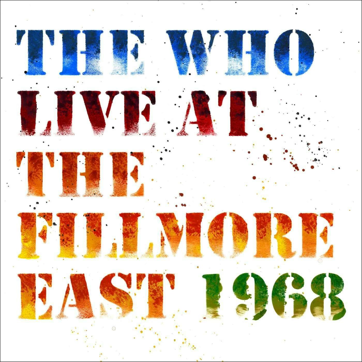 The Who Live At The Fillmore East 1968 Vinyl Record