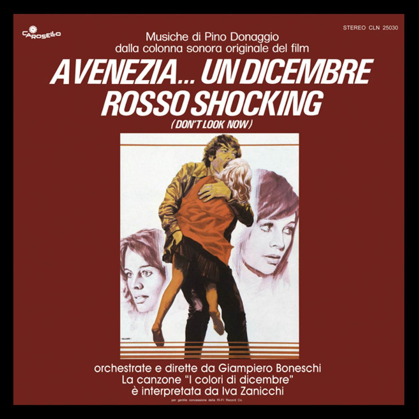 Pino Donaggio VENEZIA UN DICEMBRE ROSSO SHOCKING Vinyl Record