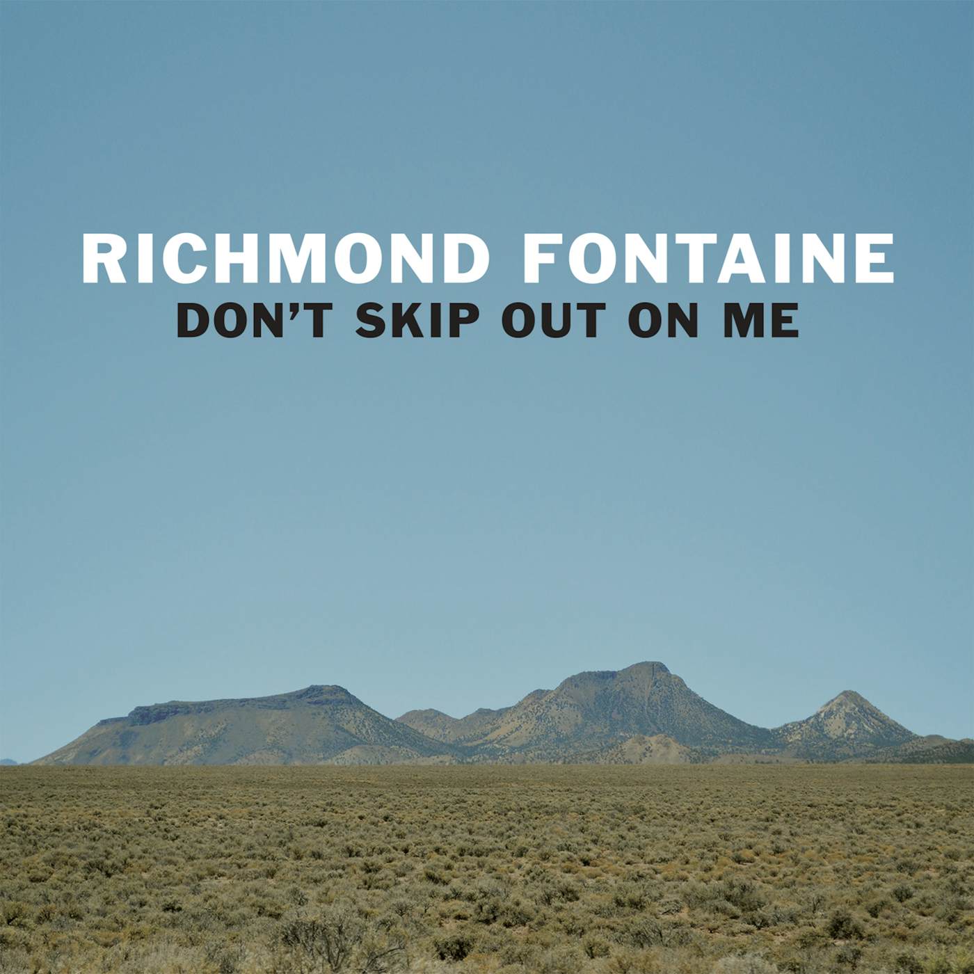 Richmond Fontaine DON'T SKIP OUT ON ME CD