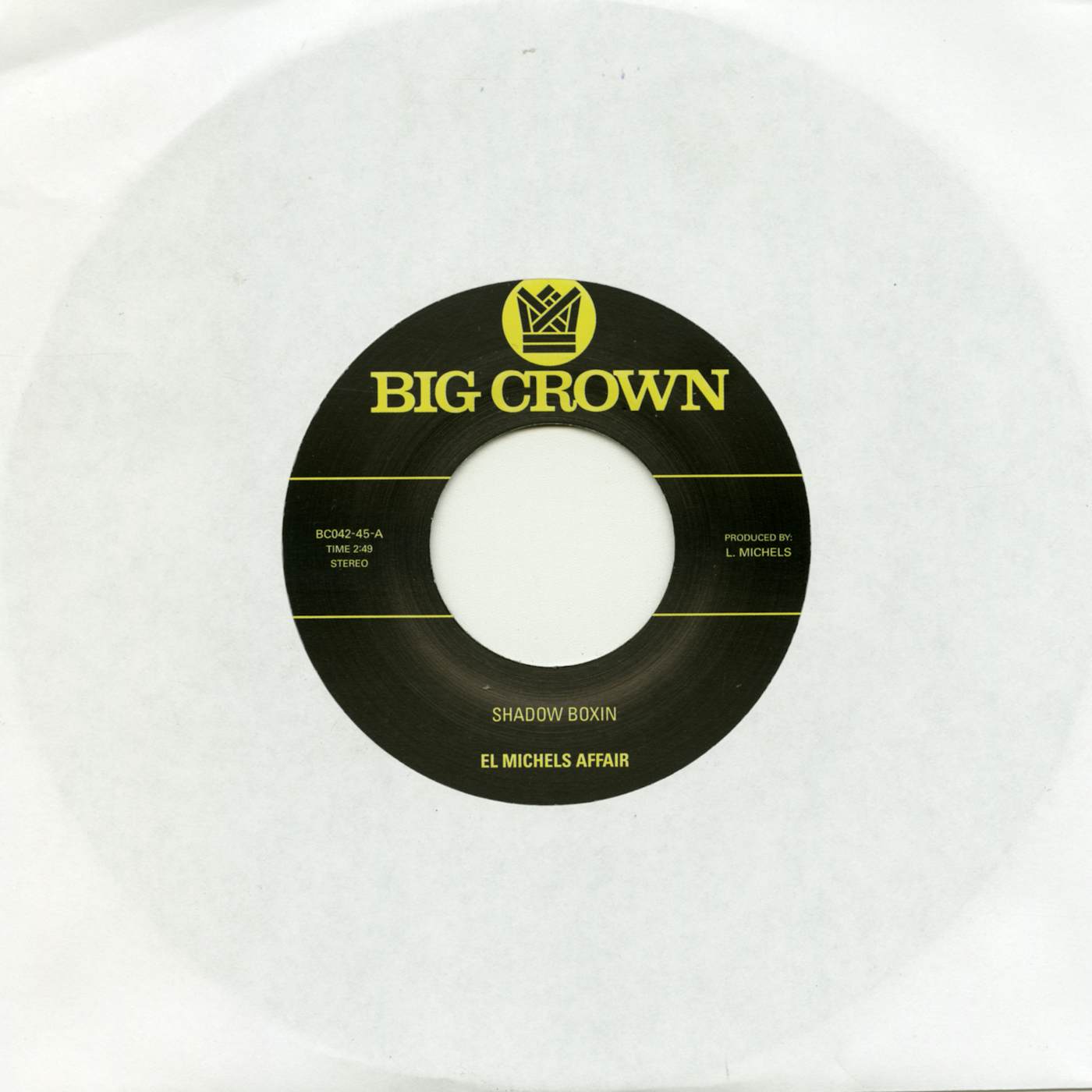 El Michels Affair SHADOW BOXING / IRON MAIDEN Vinyl Record