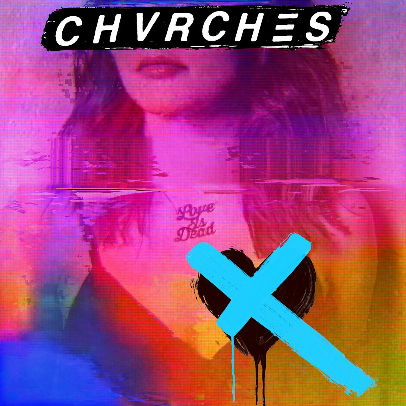 CHVRCHES LOVE IS DEAD - Limited Edition Light Blue Colored Vinyl Record