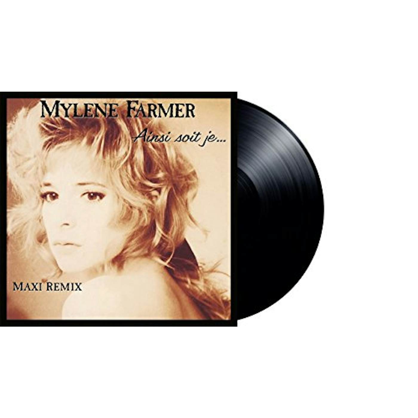 Mylène Farmer Ainsi Soit Je Vinyl Record