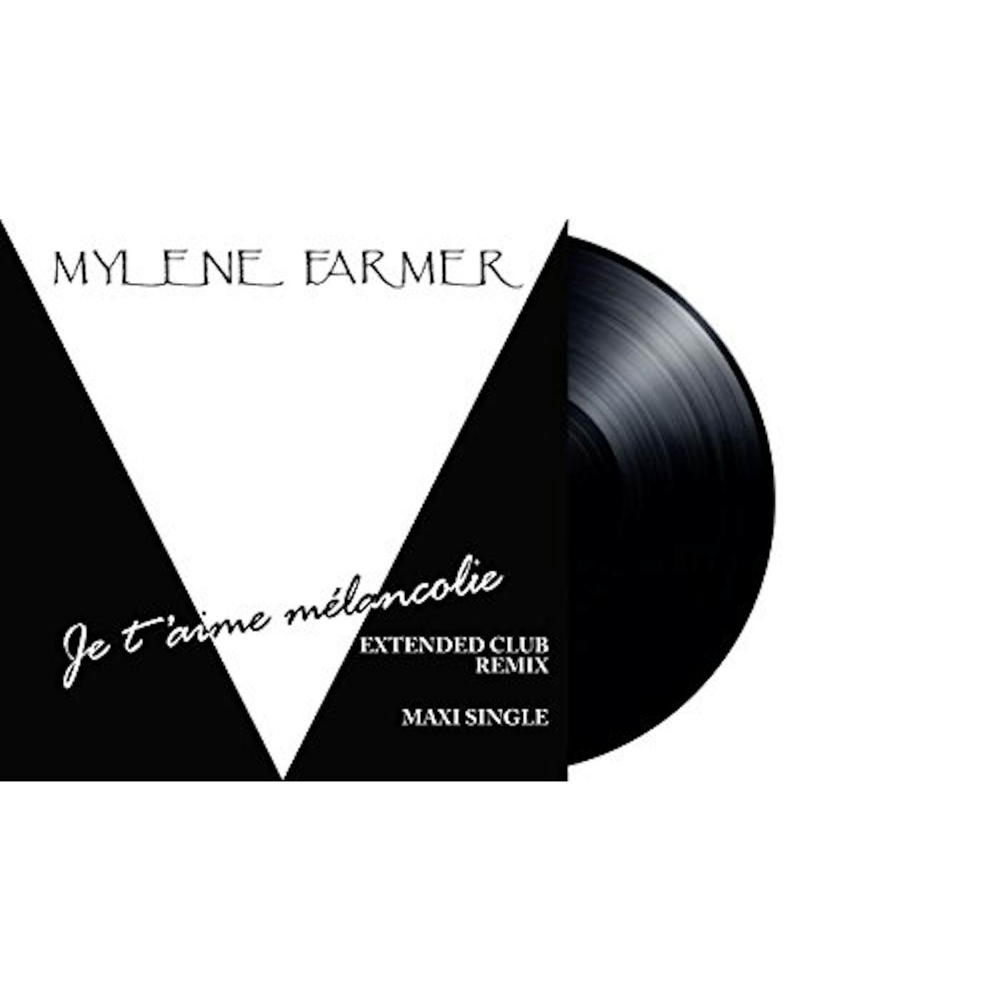 Mylène Farmer JE T'AIME MELANCOLIE Vinyl Record