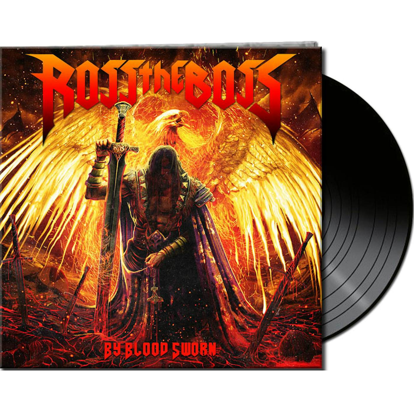 Ross The Boss BY BLOOD SWORN (BLACK VINYL) Vinyl Record