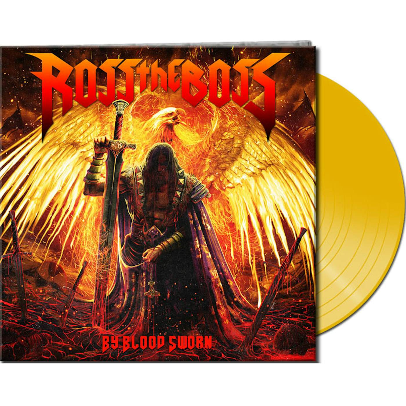 Ross The Boss BY BLOOD SWORN - Limited Edition 180 Gram Yellow Colored Vinyl Record
