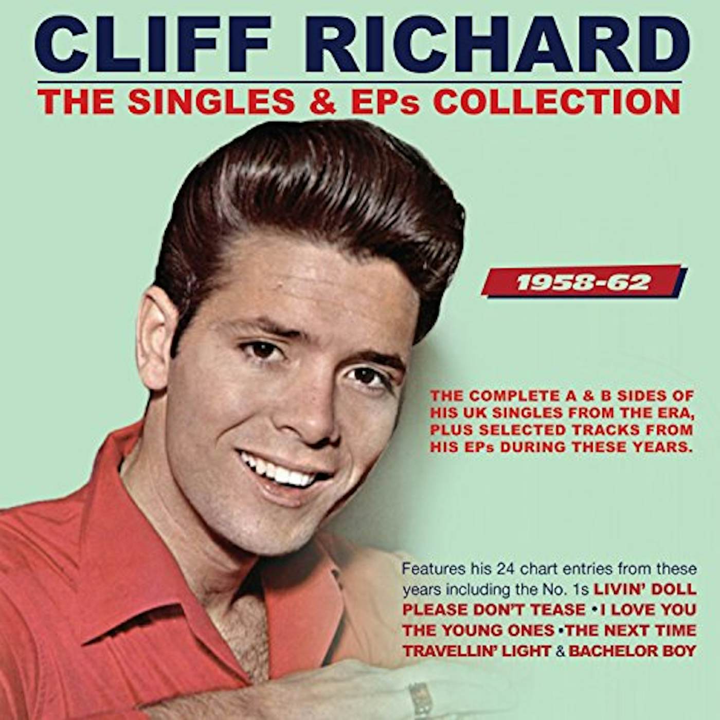 Engager Gå forud dannelse Cliff Richard SINGLES & EPS COLLECTION 1958-62 CD