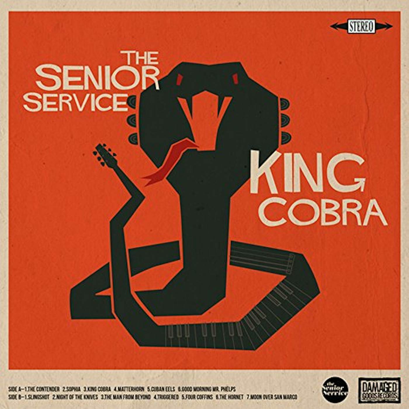 The Senior Service KING COBRA - Original Soundtrack Vinyl Record