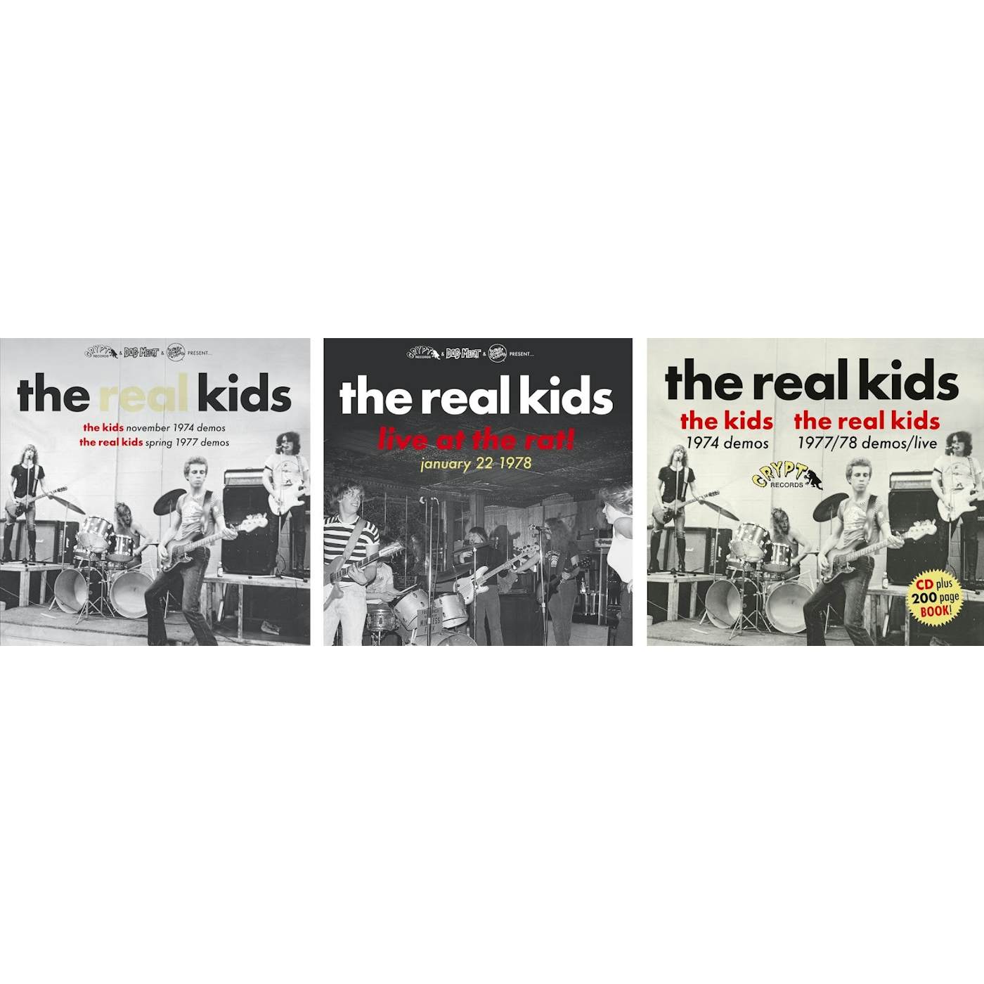 KIDS NOVEMBER 1974 DEMOS / The Real Kids 1977 DEMOS Vinyl Record
