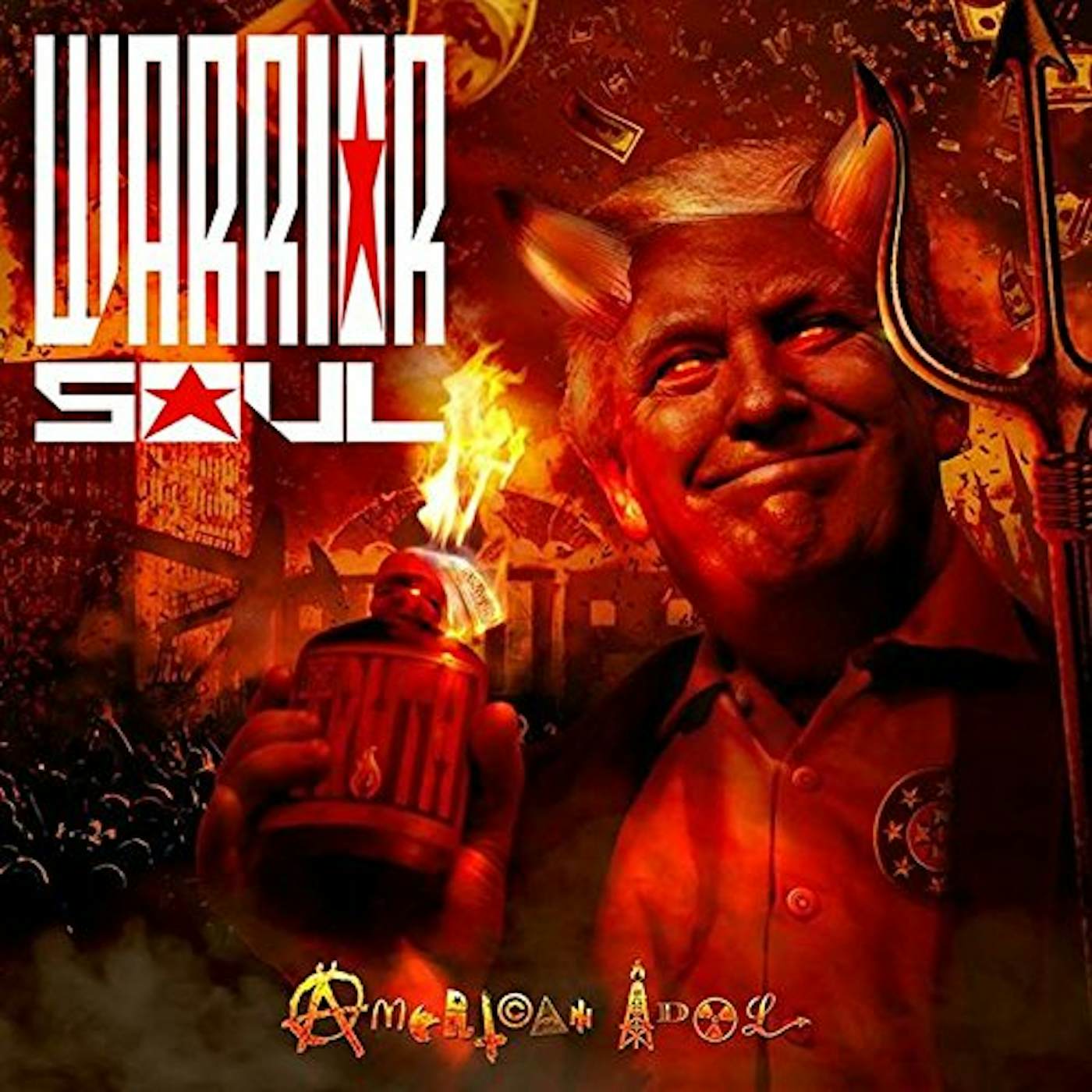 Warrior Soul BACK ON THE LASH (AMERICAN IDOL SLEEVE) Vinyl Record