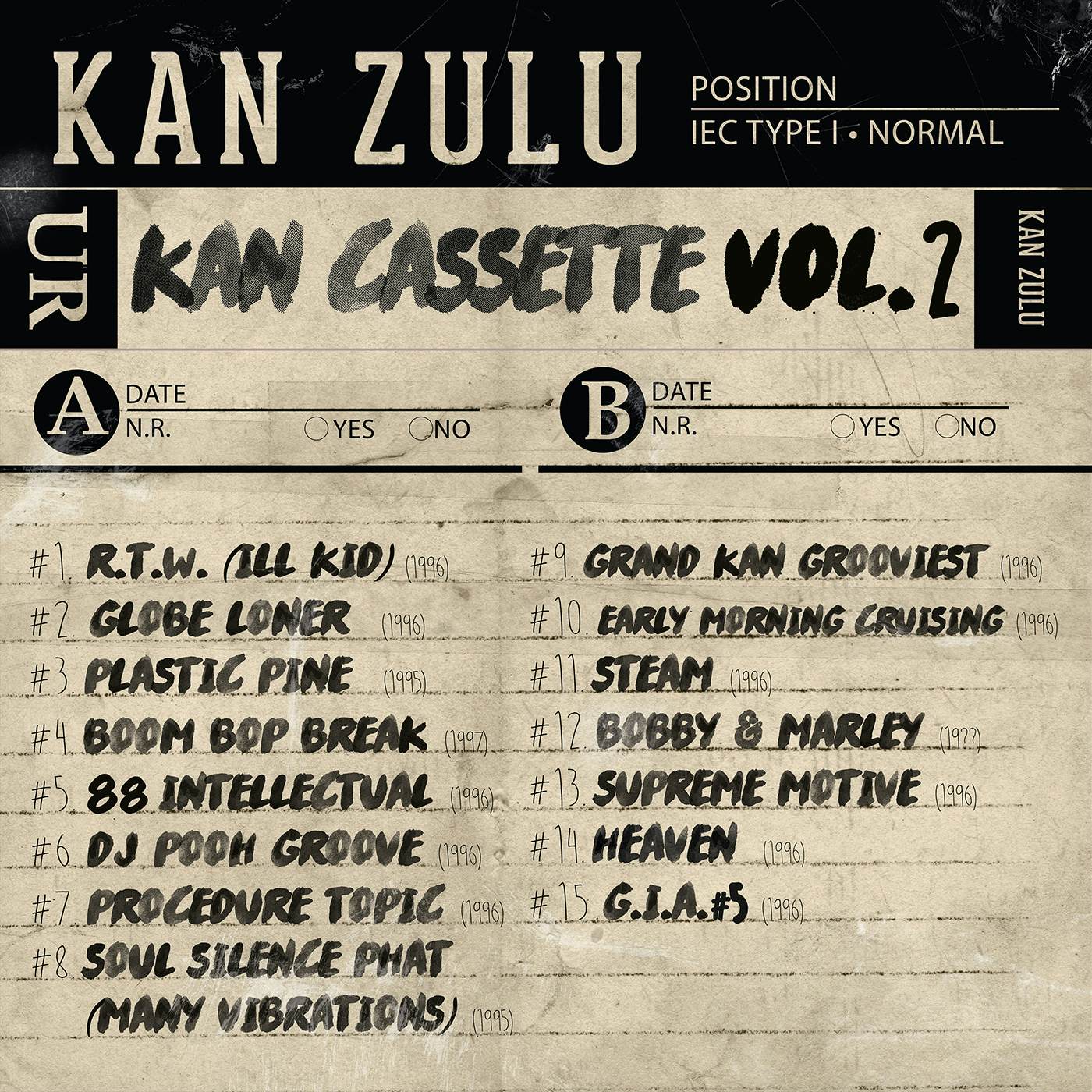 Kankick Kan Cassette Vol. 2 Vinyl Record