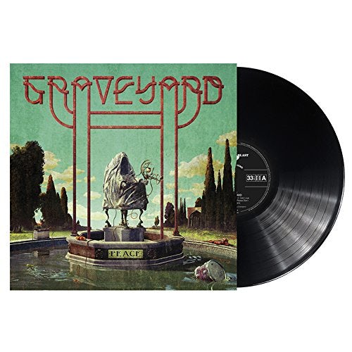 On Sale Graveyard 6 - WHITE & SKY BLUE MARBLE Vinyl Record