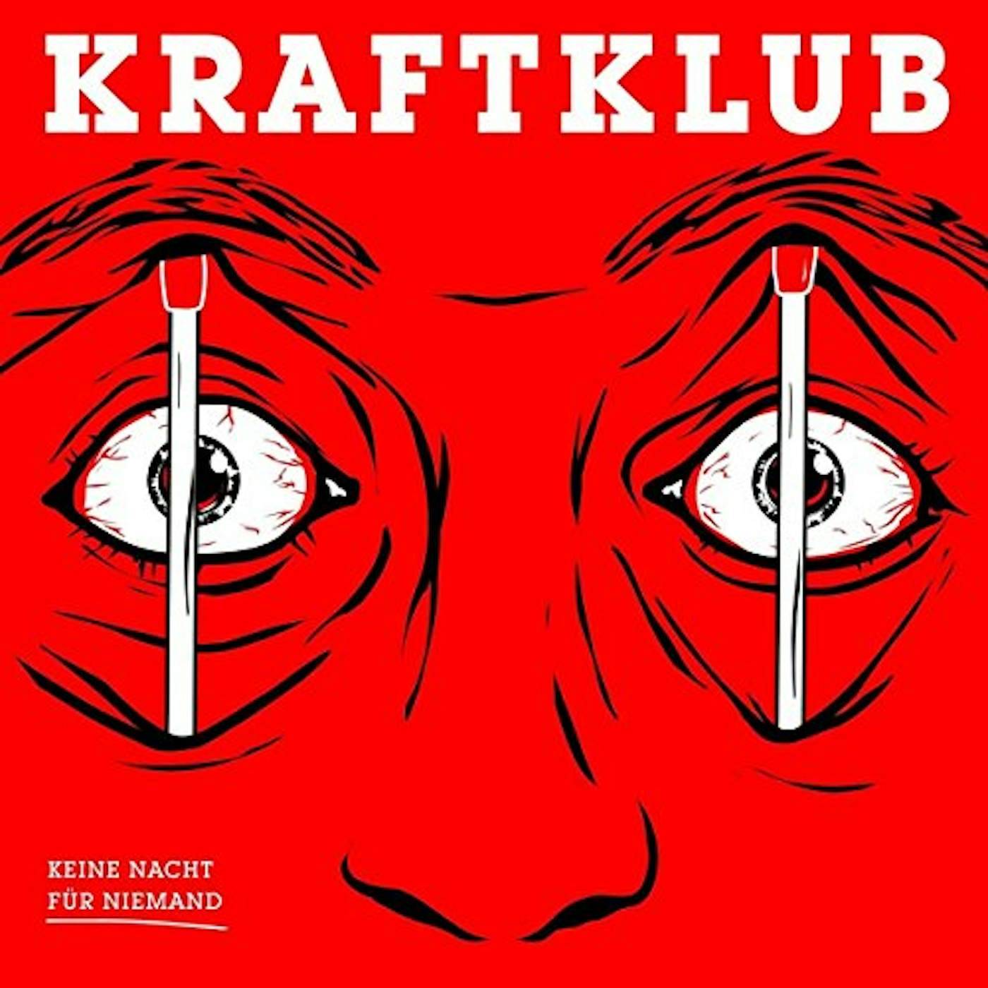 Kraftklub KEINE NACHT FUER NIEMA (DL CARD) Vinyl Record