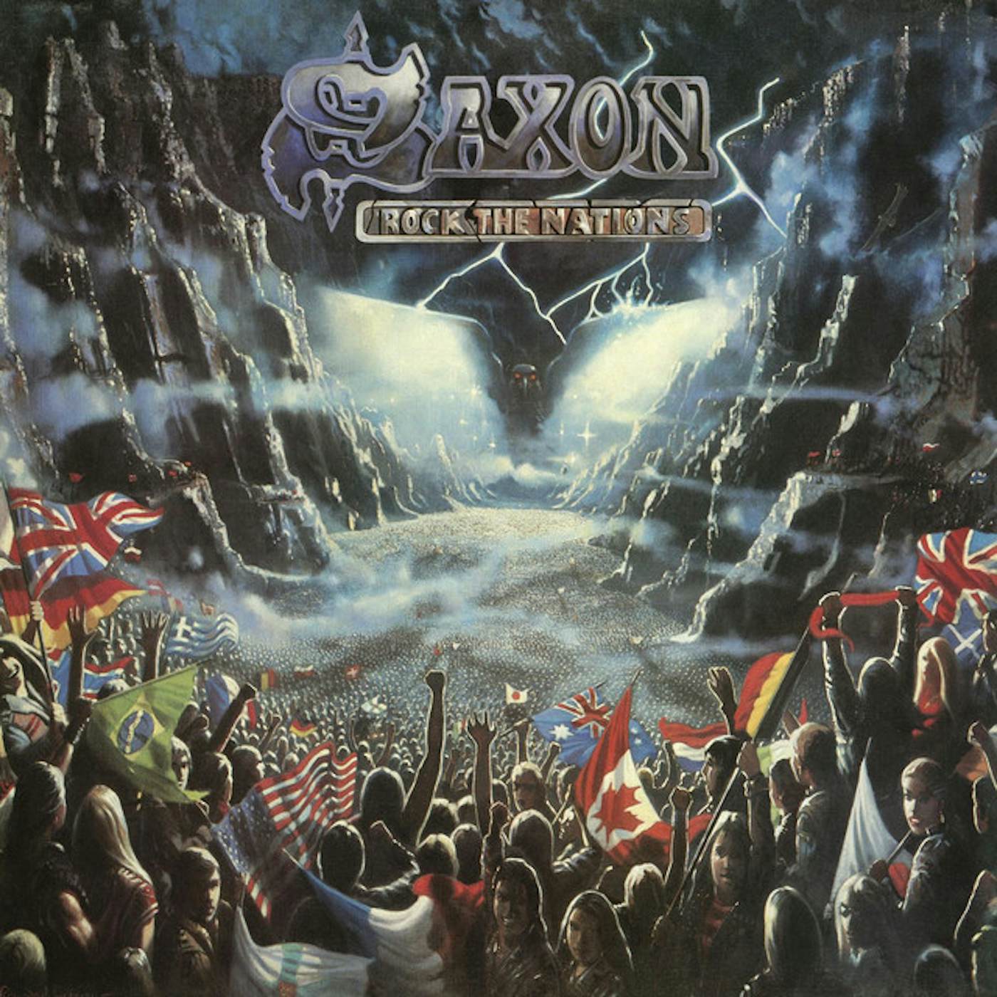 Saxon Rock the Nations Vinyl Record