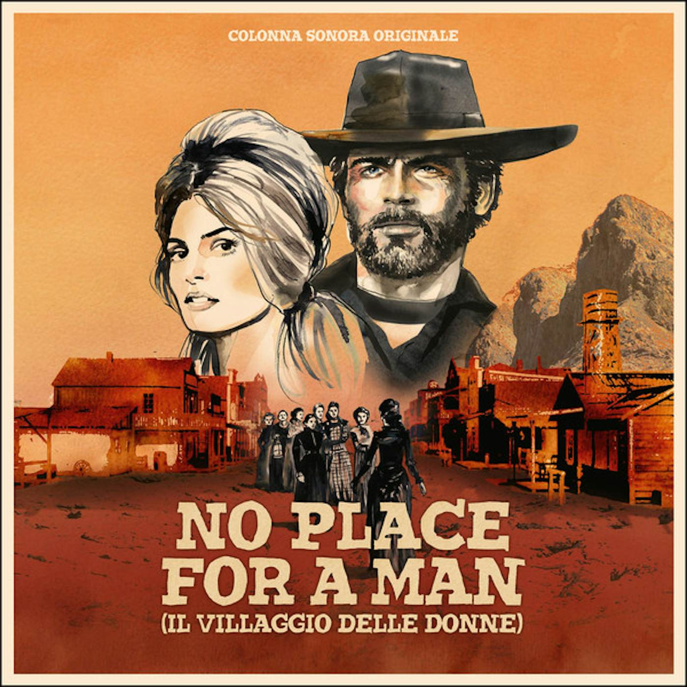 Mondo Sangue NO PLACE FOR A MAN / O.S.T. Vinyl Record