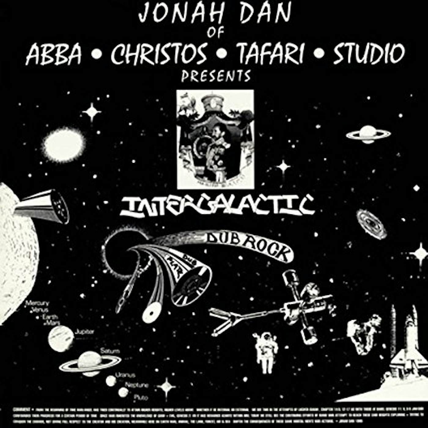 Jonah Dan Intergalactic Dub Rock Vinyl Record