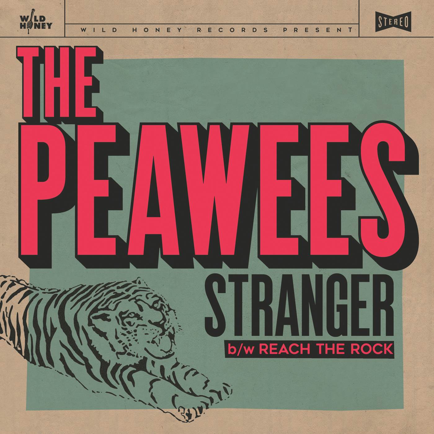 The Peawees STRANGER / REACH THE ROCK Vinyl Record