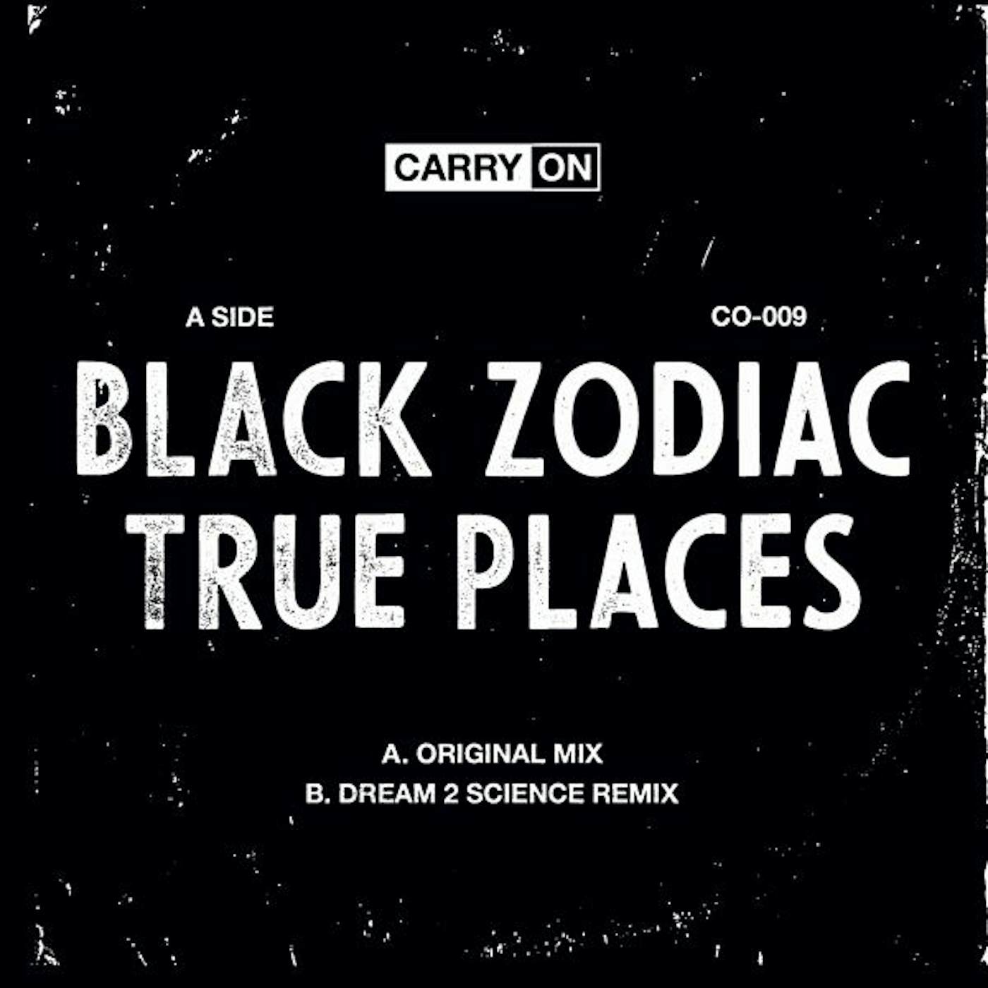 Black Zodiac TRUE PLACES Vinyl Record