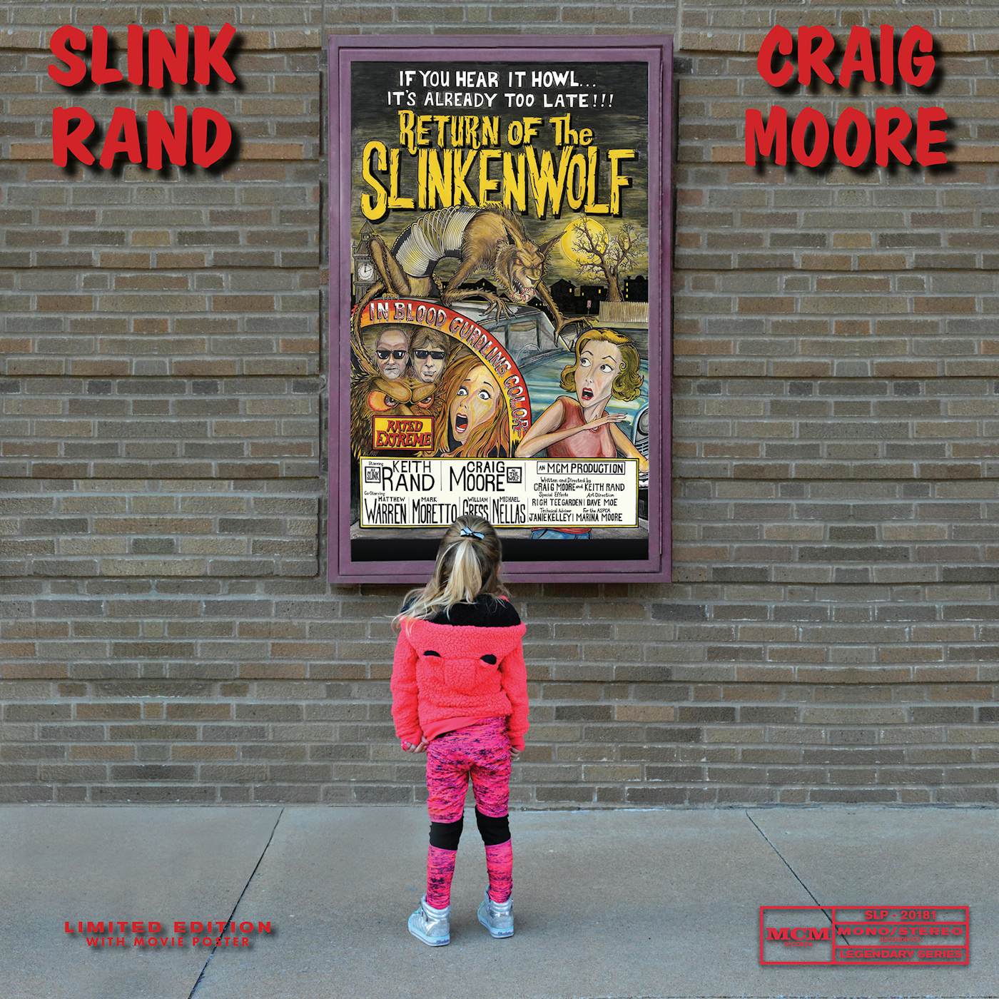 Slink Rand & Craig Moore RETURN OF THE SLINKENWOLF (BLOODY COLORED VINYL/POSTER/LIMITED/NUMBERED) Vinyl Record