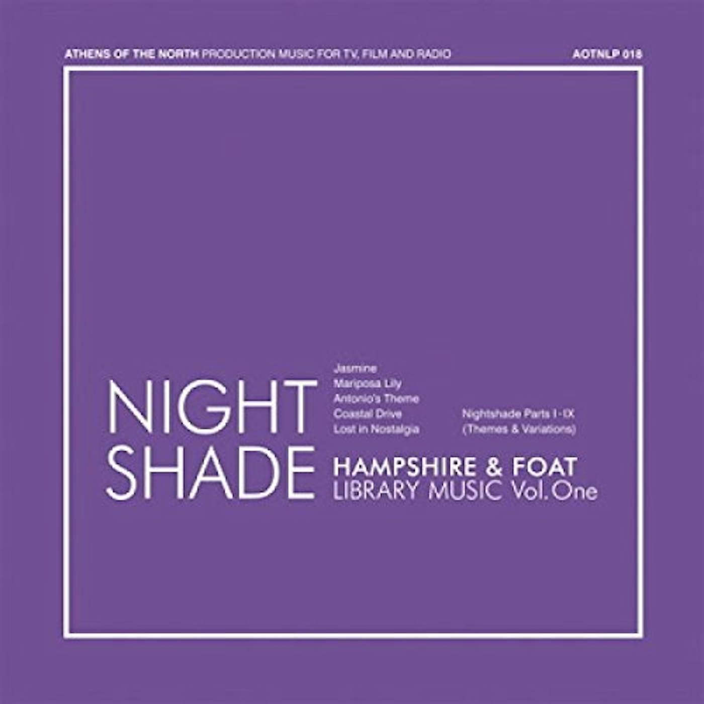 Hampshire & Foat Nightshade Vinyl Record