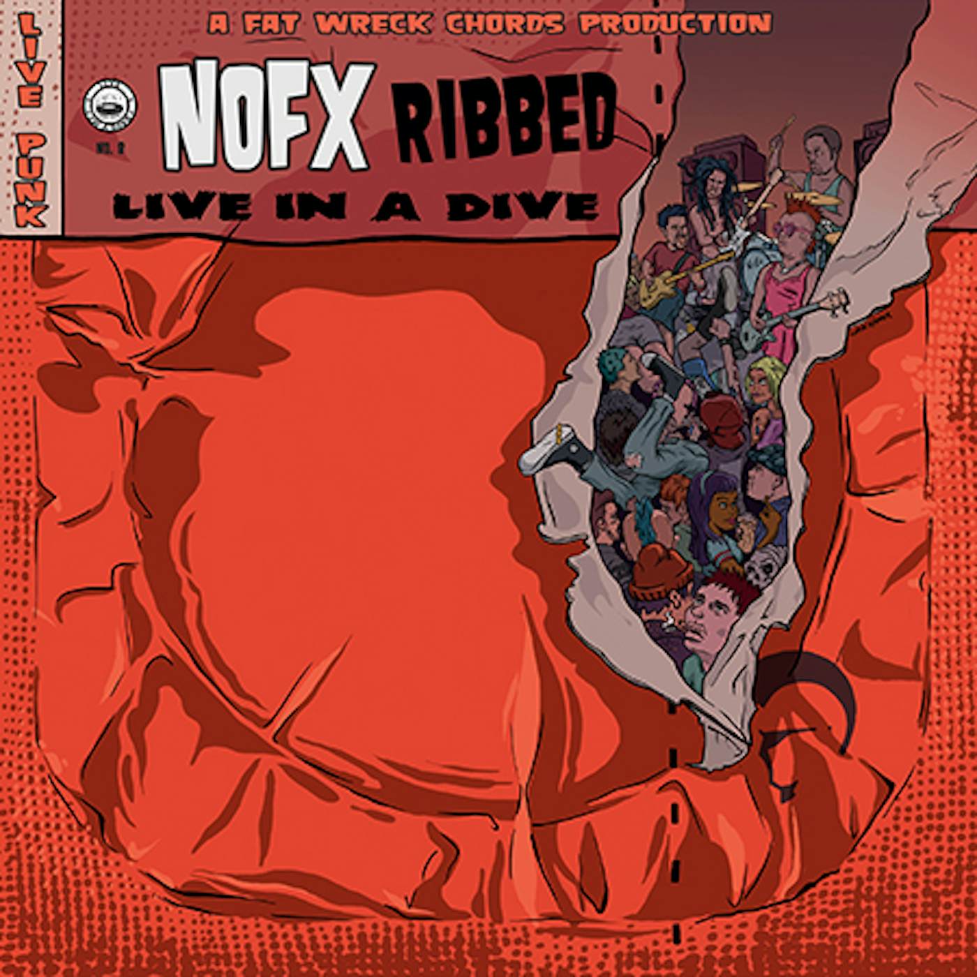 NOFX RIBBED- LIVE IN A DIVE CD