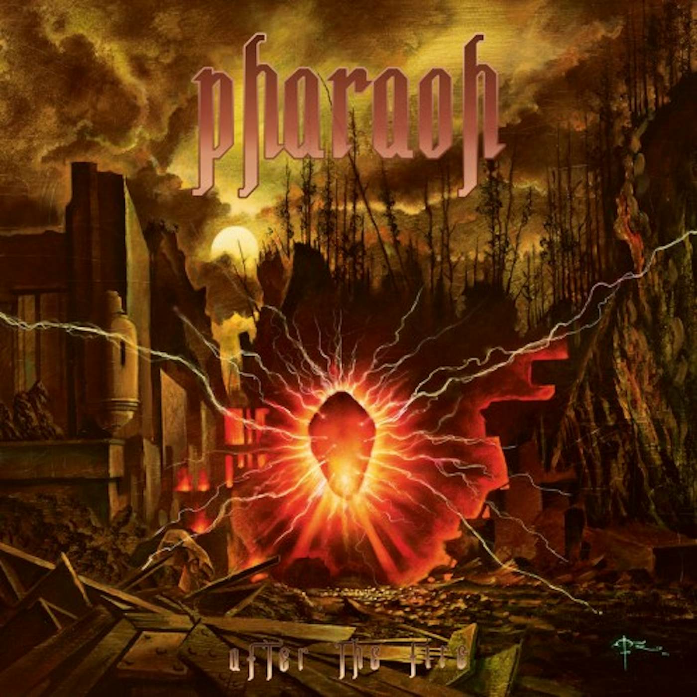 Pharaoh AFTER THE FIRE Vinyl Record