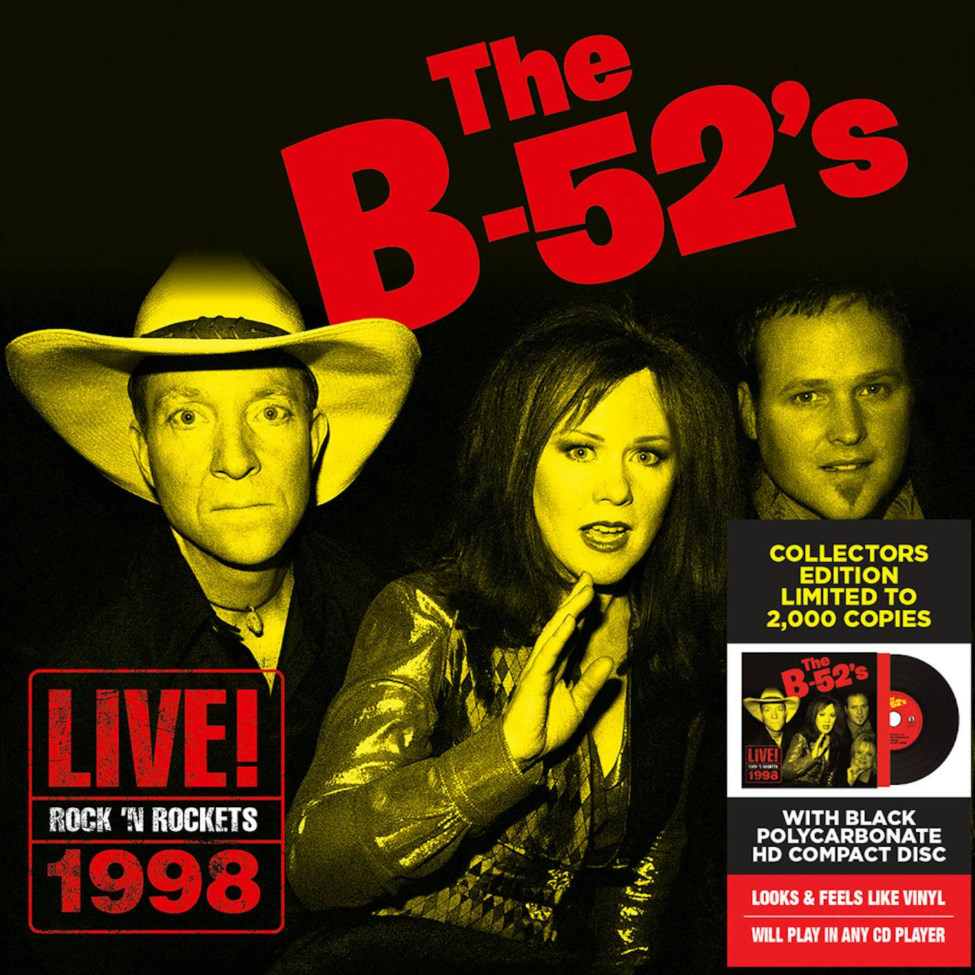 The B-52's LIVE ROCK 'N ROCKETS 1998 CD