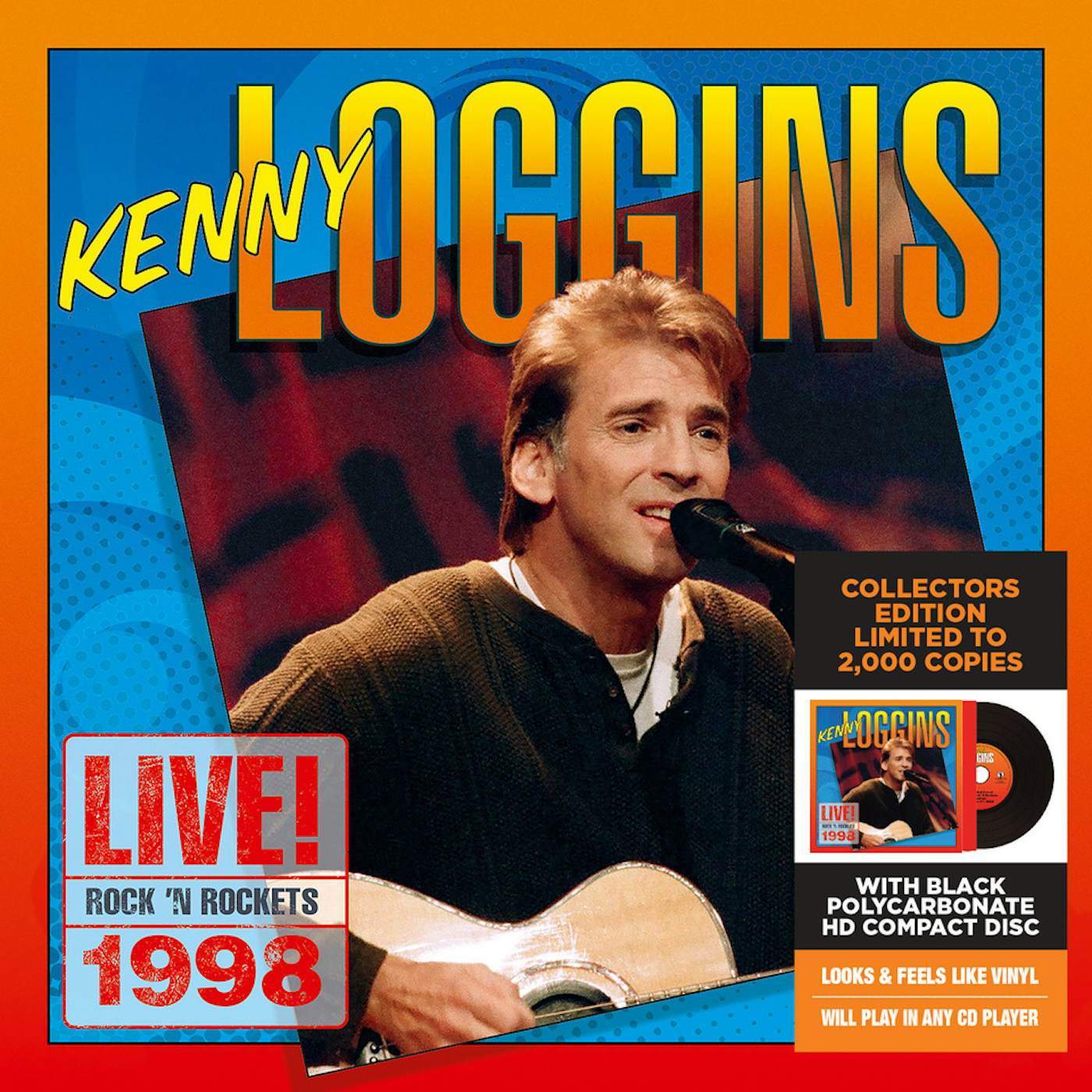 Kenny Loggins LIVE ROCK 'N ROCKETS 1998 CD