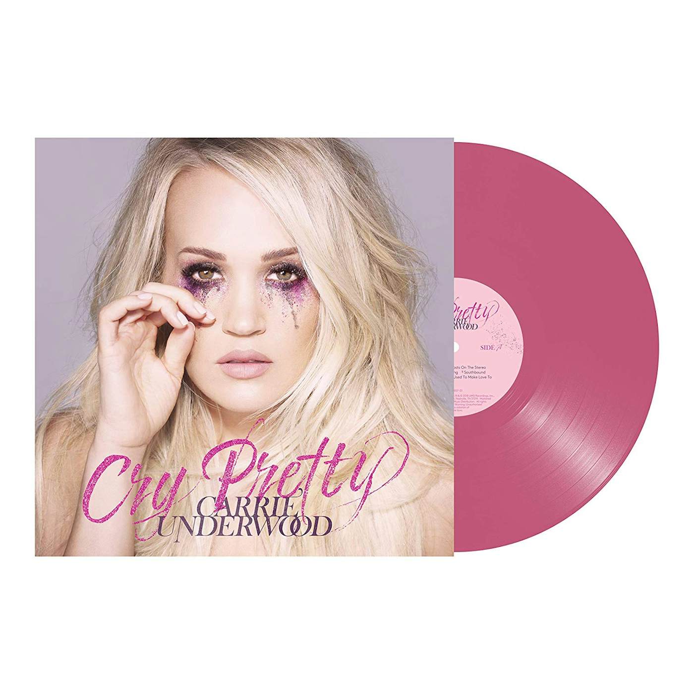 Carrie Underwood CRY PRETTY - Limited Edition Pink Colored LP Vinyl Record