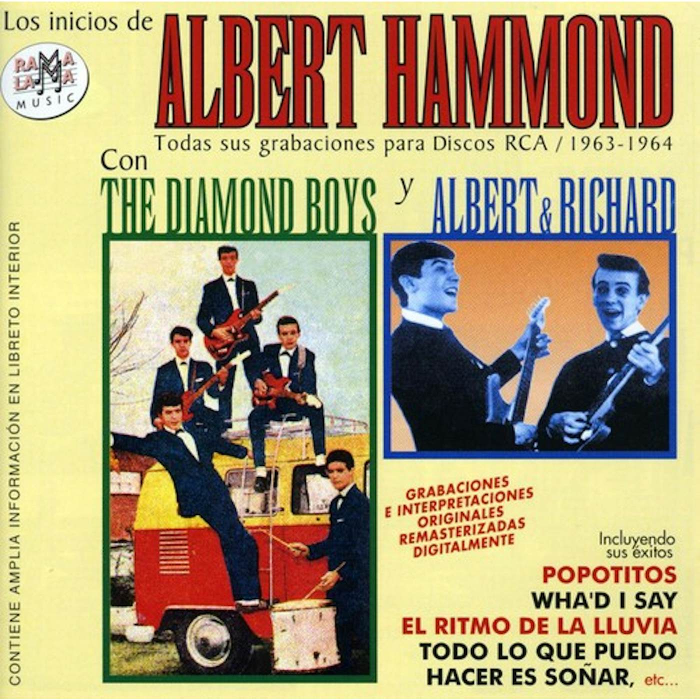Albert Hammond TODAS SUS GRABACIONES PARA DISCOS RCA (1963-1964) CD