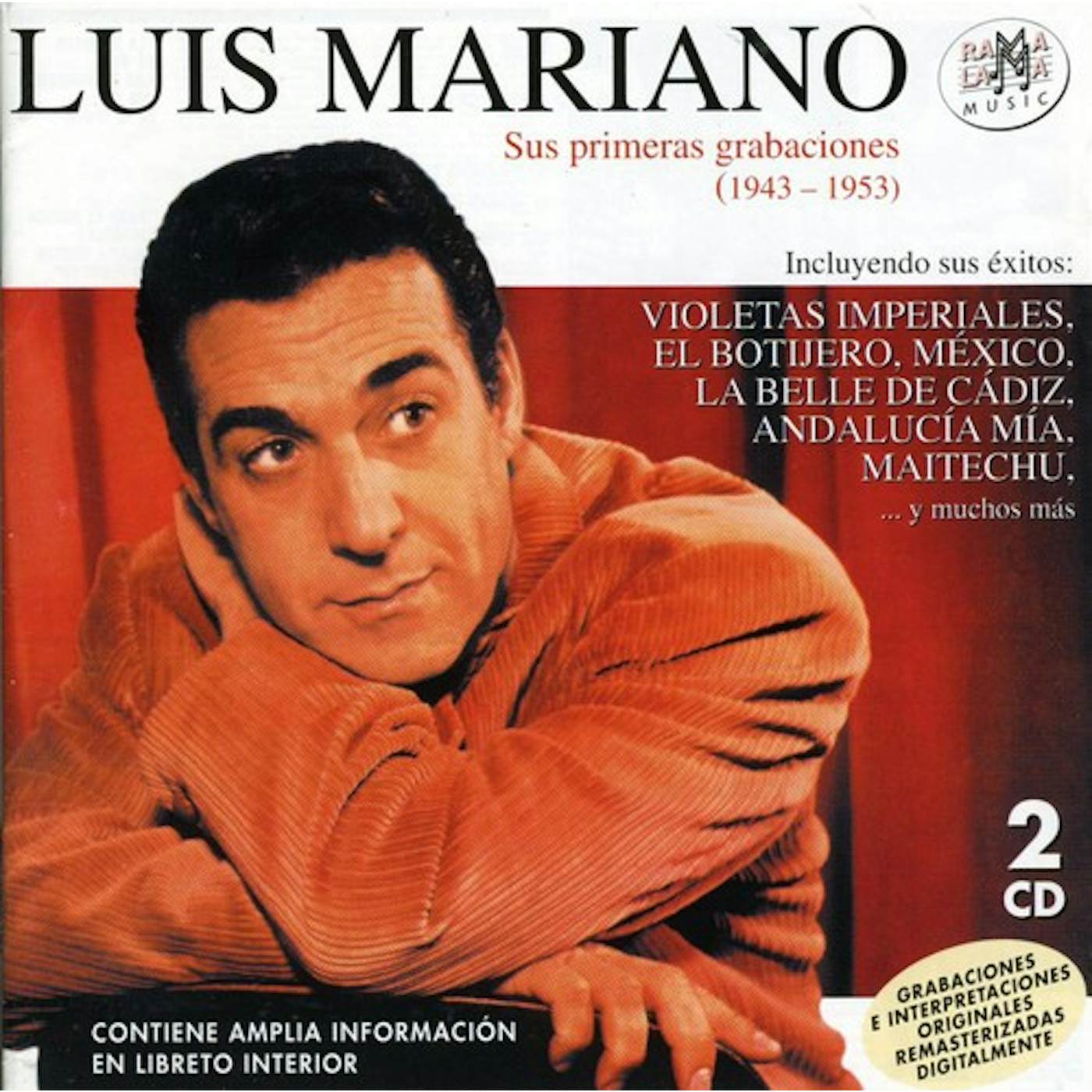 Luis Mariano SUS PRIMERAS GRABACIONES (1943-1953) CD