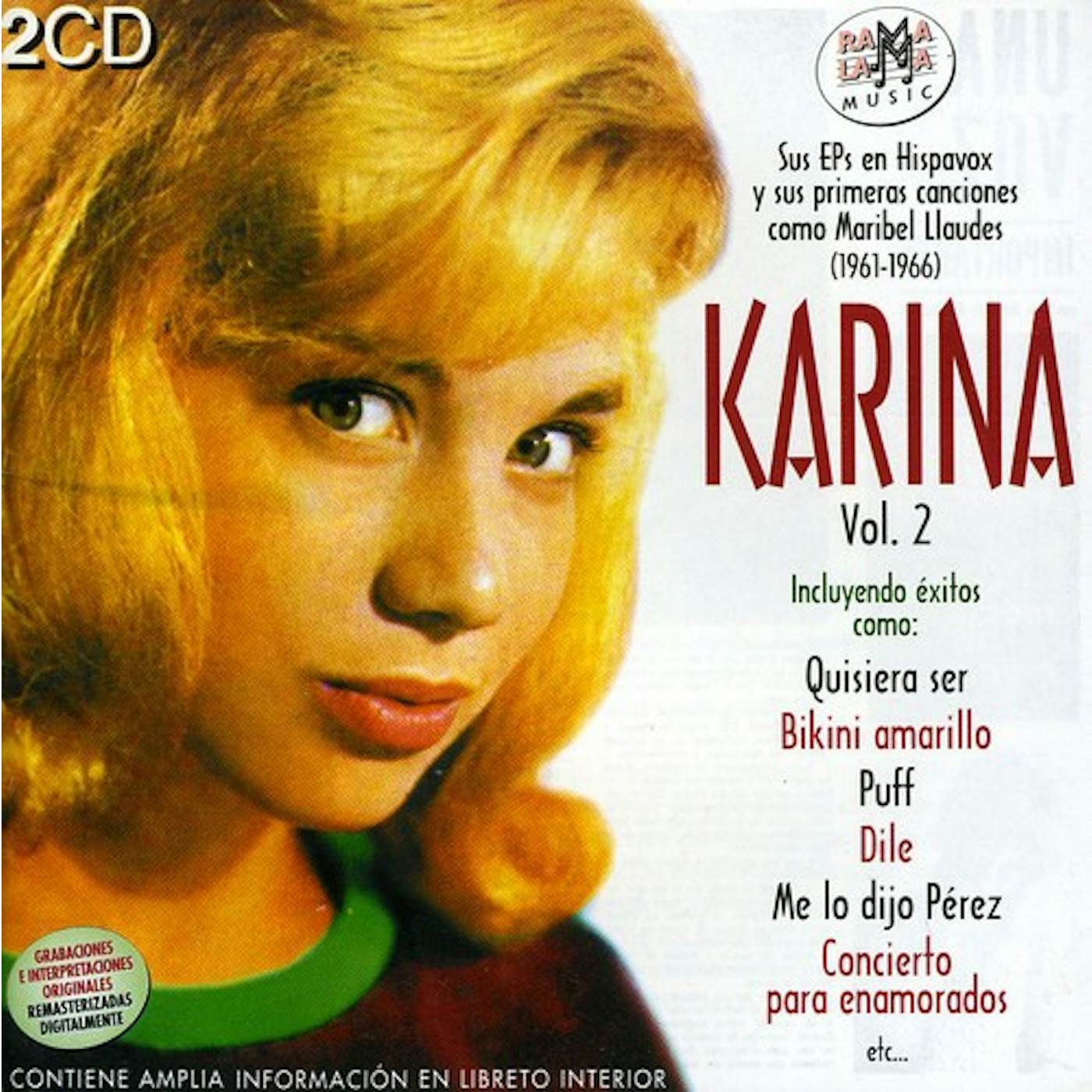 Karina VOL 2 SUS EP'S EN HISPAVOX (1961-1966) CD