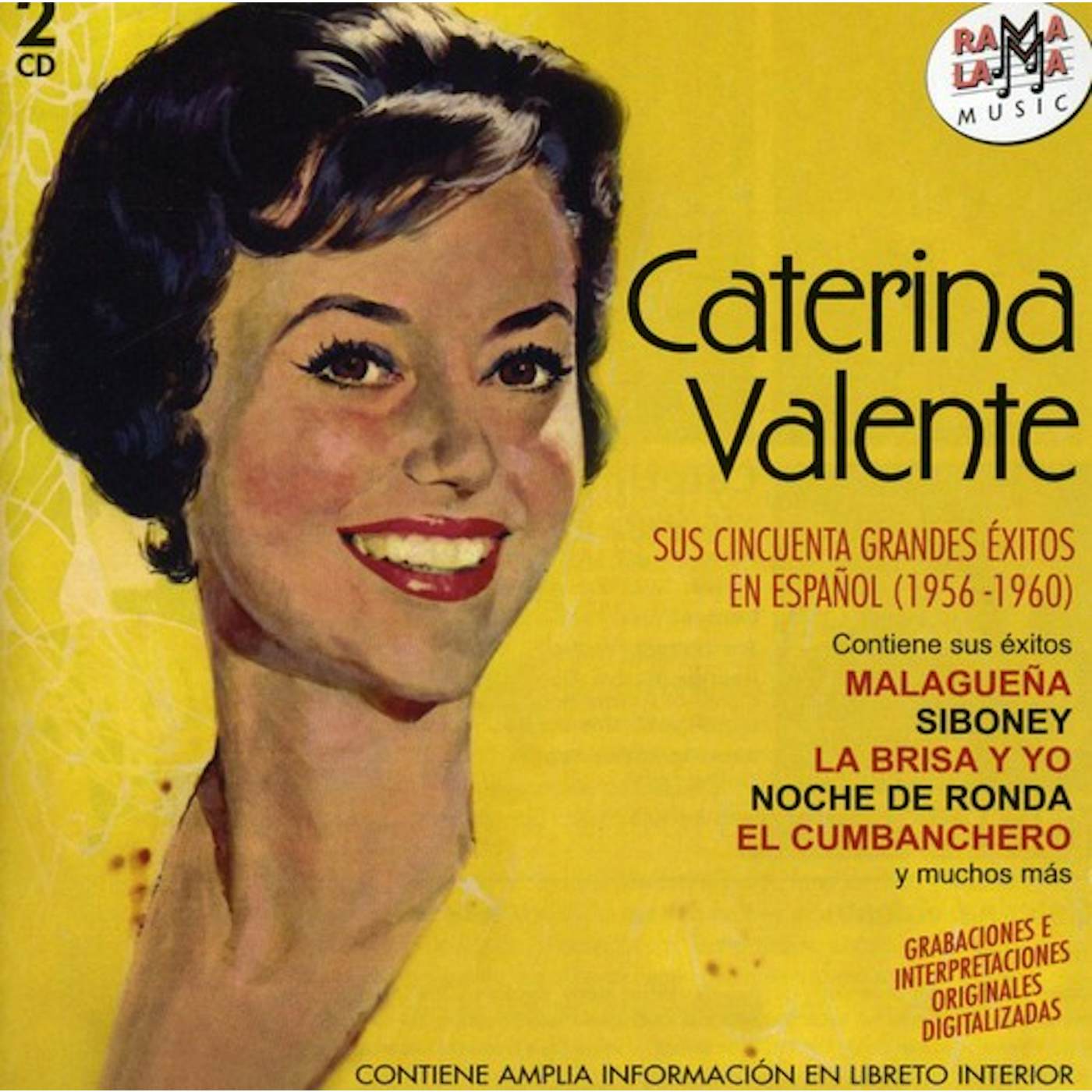Caterina Valente SUS CINCUENTA GRANDES EXITOS CD