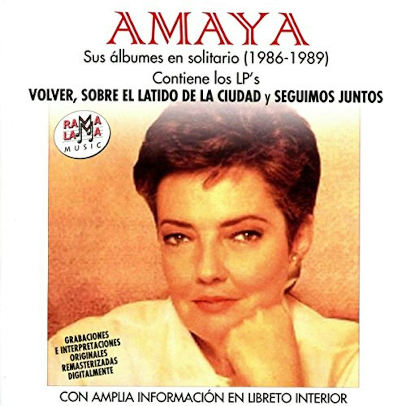 Amaya SUS ALBUMES EN SOLITARIO (1986-1989) CD