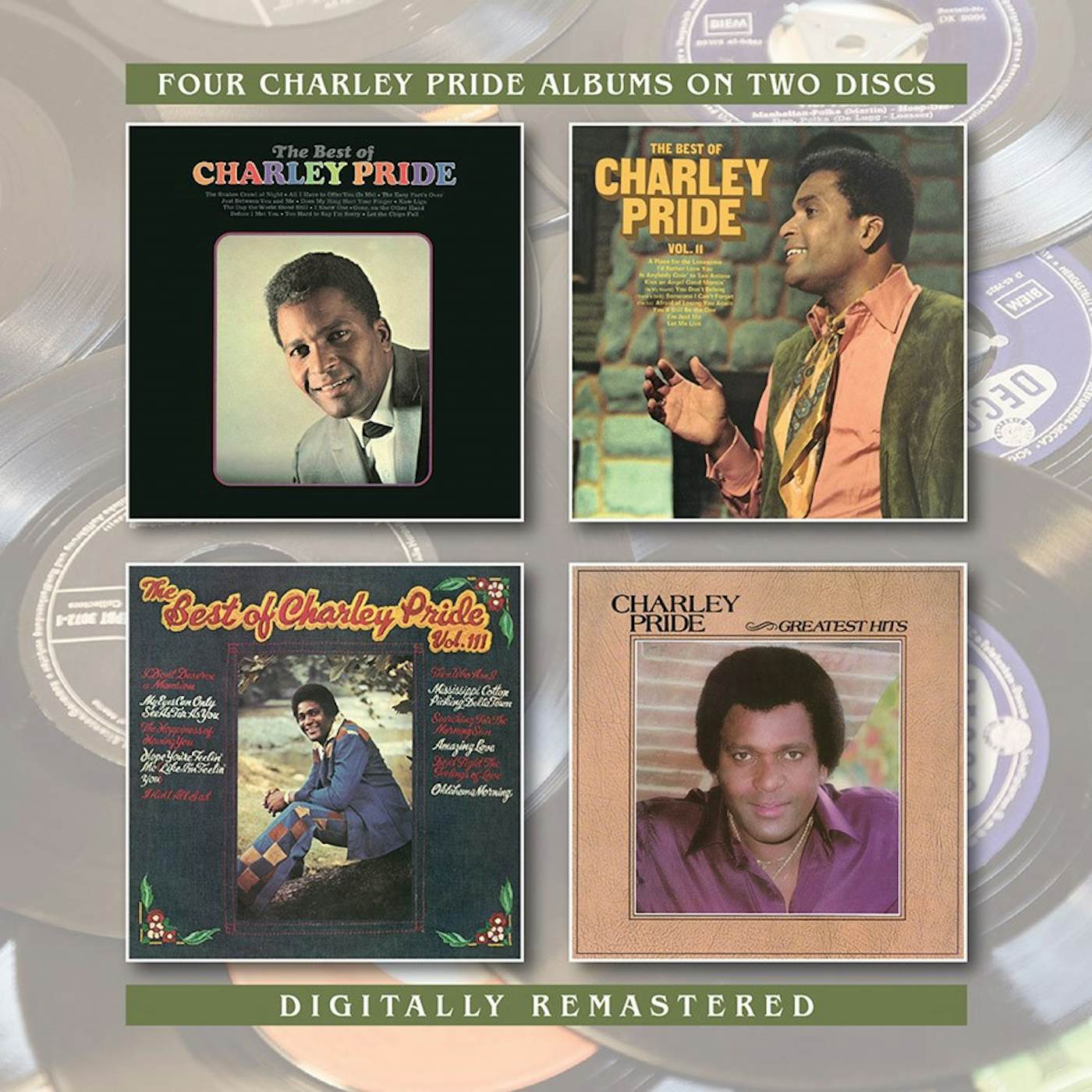 Charley Pride BEST OF / BEST OF 2 / BEST OF 3 / GREATEST HITS CD