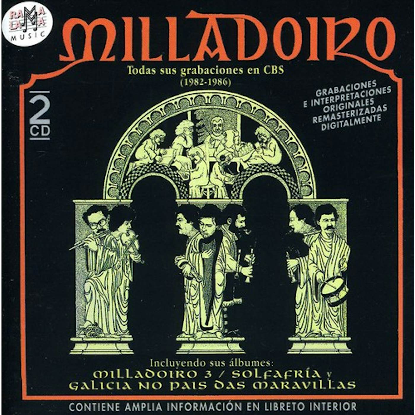 Milladoiro TODAS SUS GRABACIONES EN CBS (1982-1986) CD