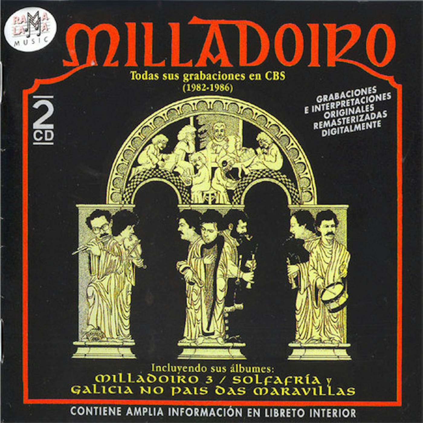 Milladoiro TODAS SUS GRABACIONES EN CBS (1982-1986) CD
