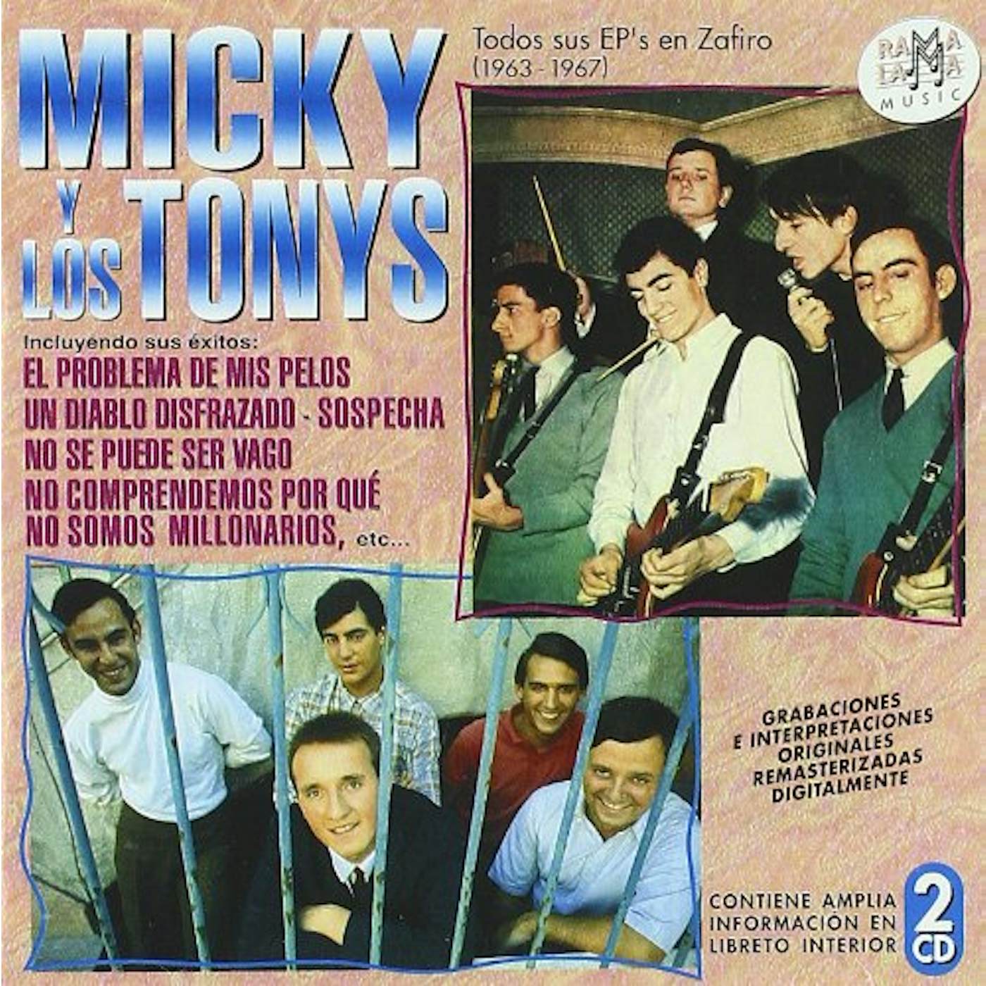Micky y Los Tonys TODOS SUS EP'S EN ZAFIRO (1963-1967) CD