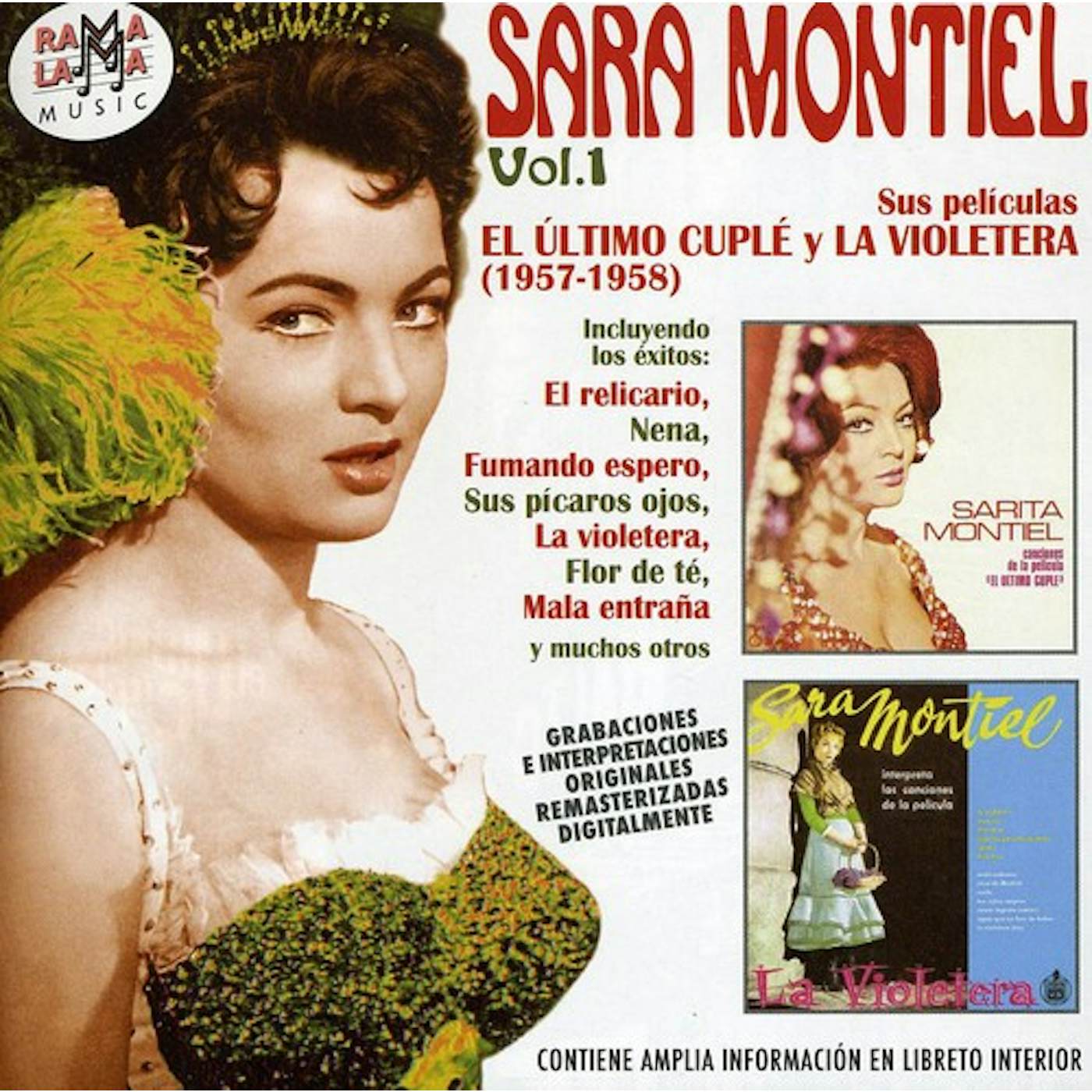 Sara Montiel VOL 1: SUS PELICULAS EL ULTIMO CULPE Y LA VIOLETER CD
