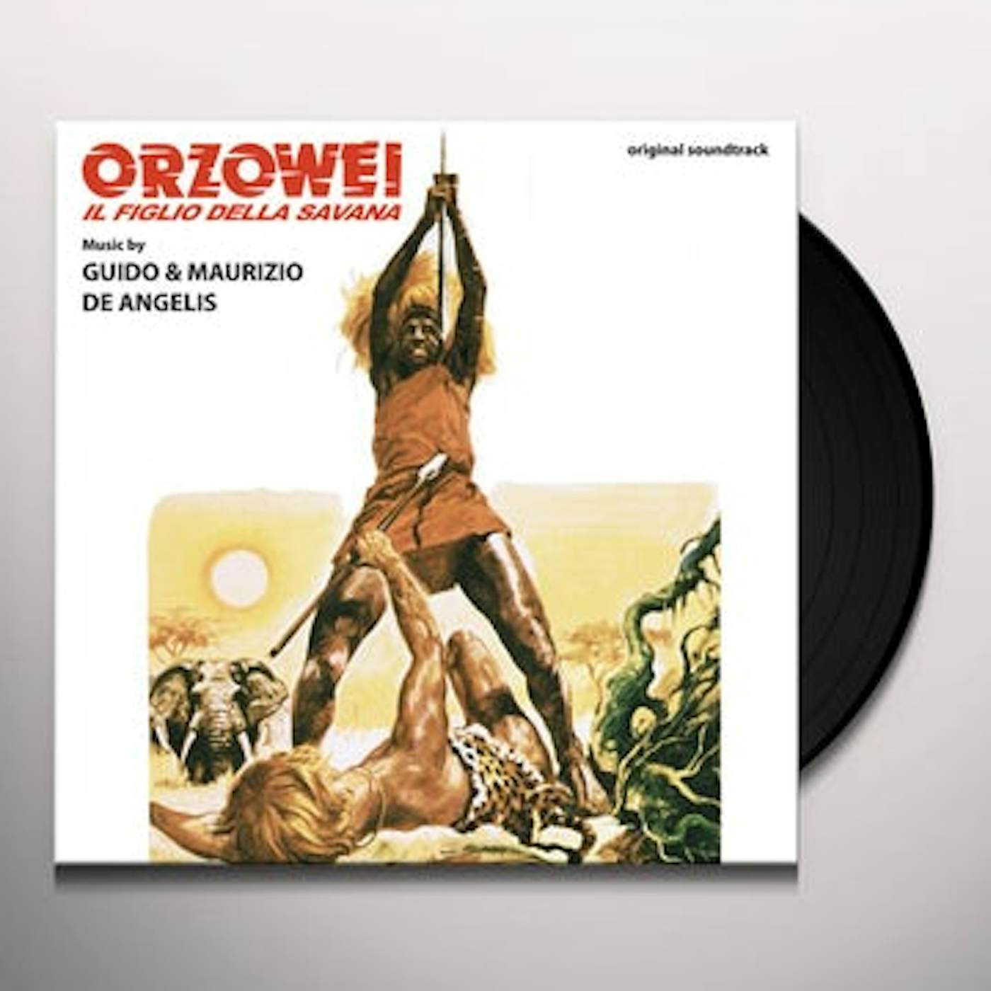Guido & Maurizio De Angelis ORZOWEI IL FIGLIO DELLA SAVANA / Original Soundtrack Vinyl Record