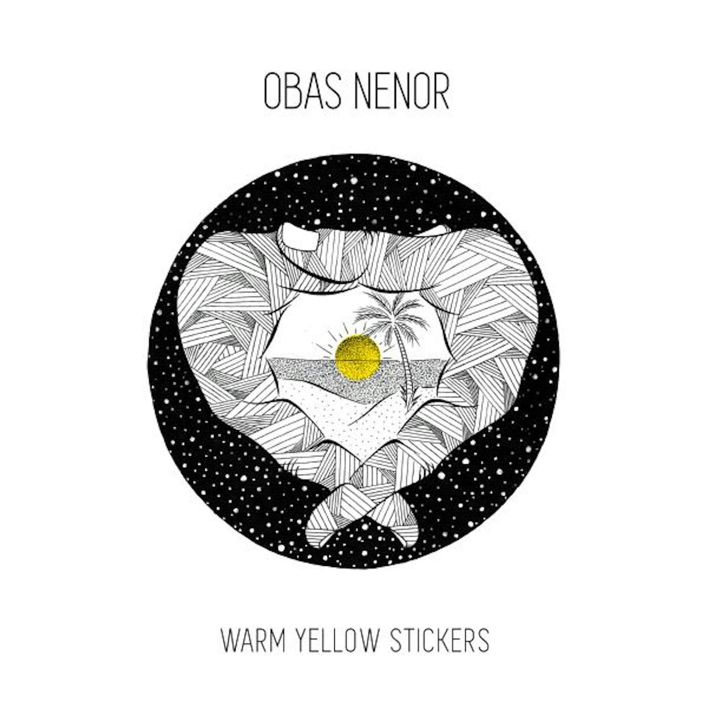 Obas Nenor Warm Yellow Stickers Vinyl Record