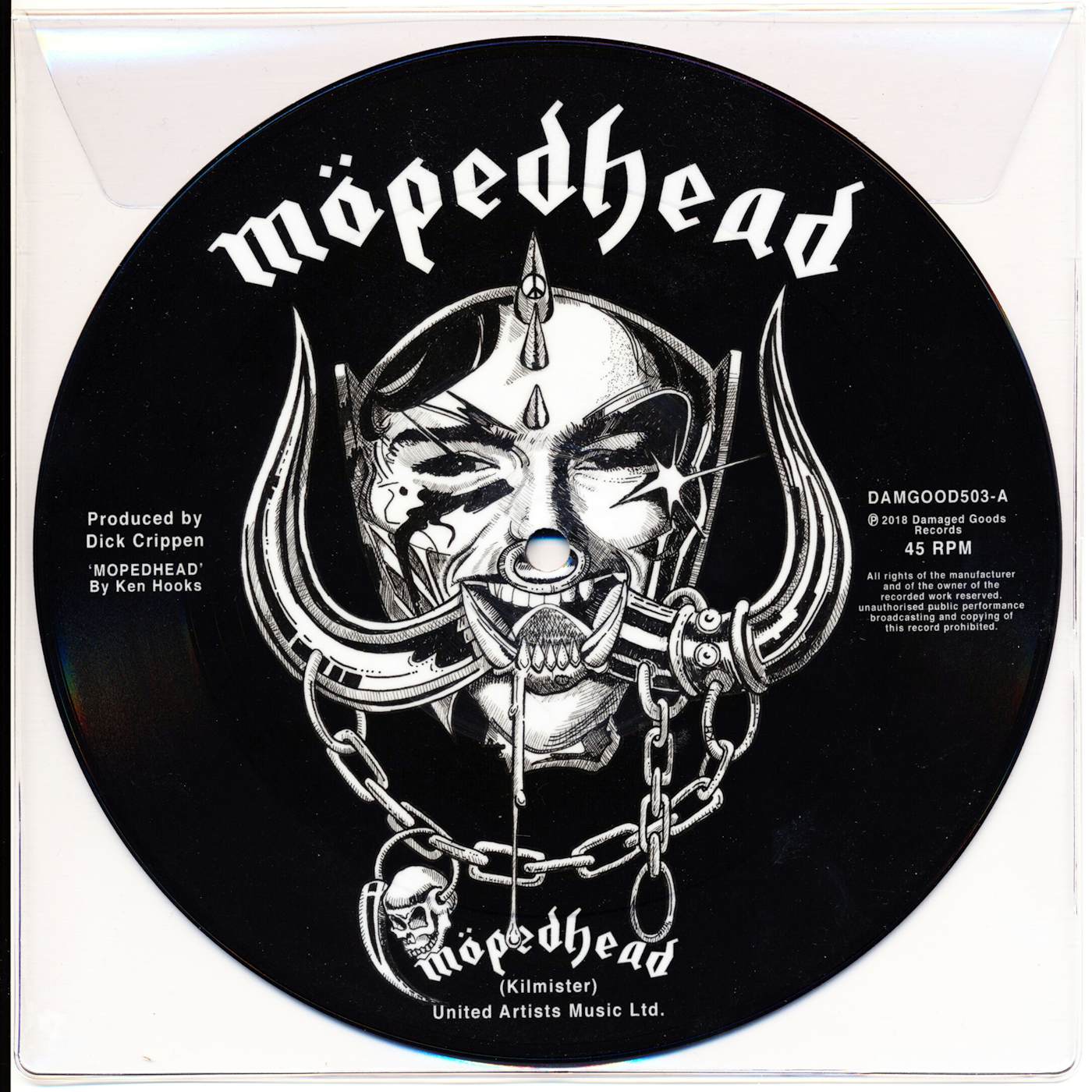 Johnny Moped MOTORHEAD Vinyl Record