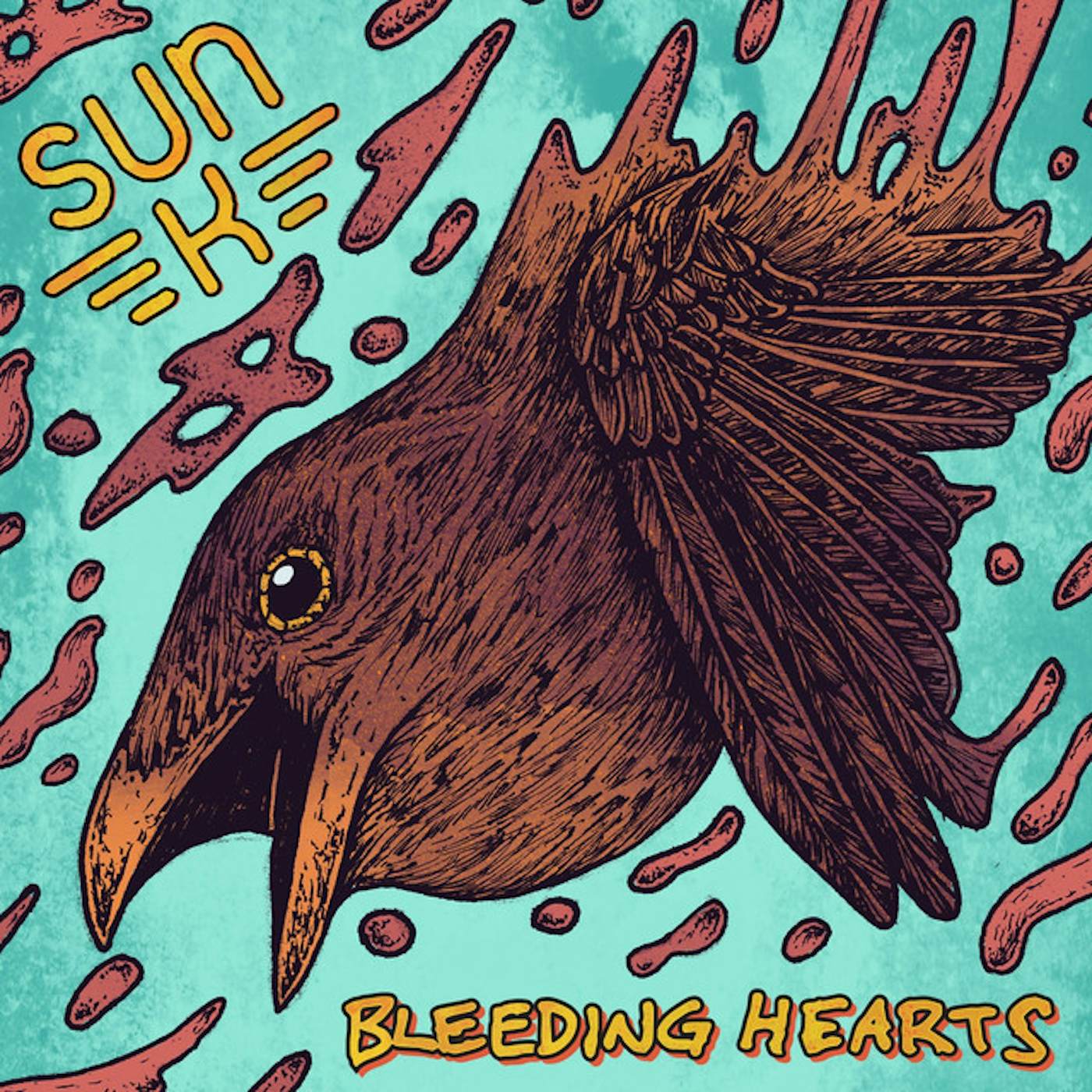 Sun K Bleeding Hearts Vinyl Record