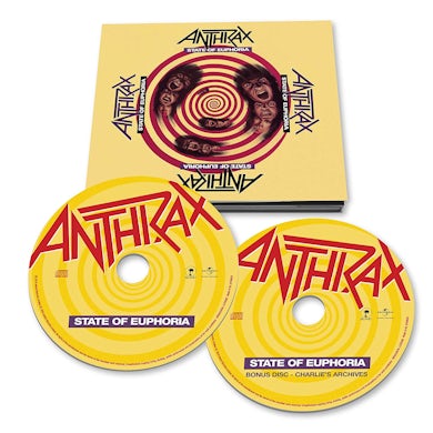 Anthrax STATE OF EUPHORIA CD