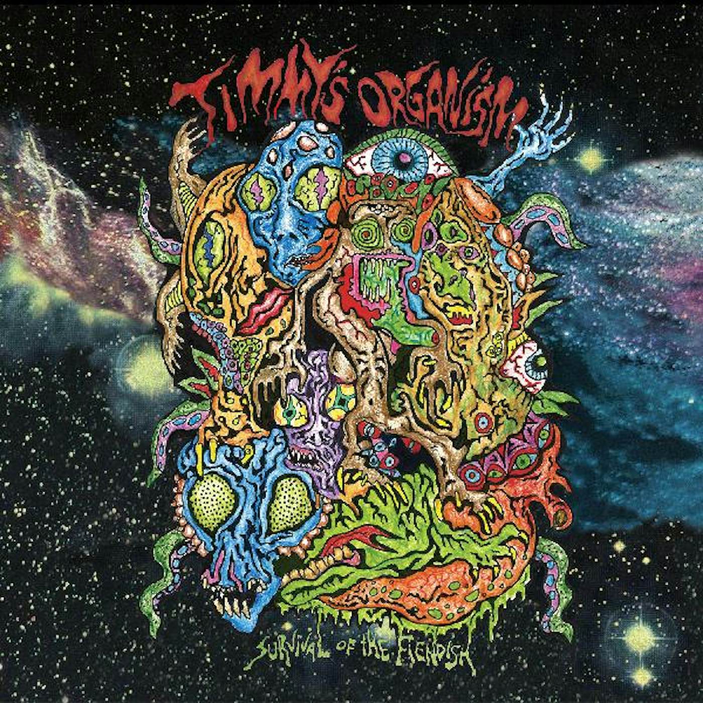 Timmy's Organism SURVIVAL OF THE FIENDISH Vinyl Record